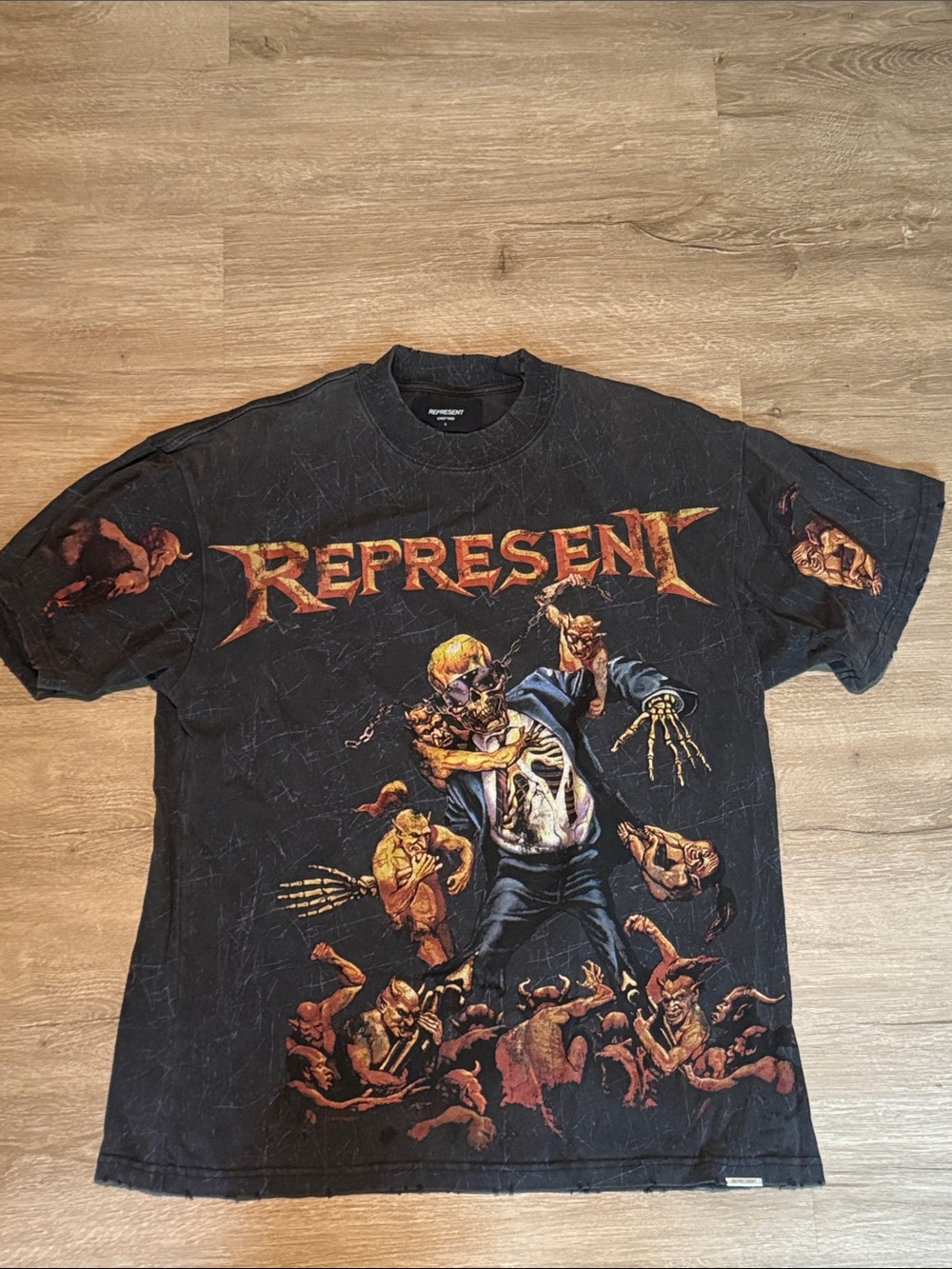 Represent Men’s Black Short Sleeve Tee - Represent